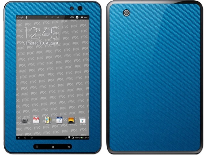 Funda Tablet Lenovo ideaPad A1 ATFOLIX FX-Carbon Azul