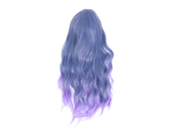 Peluca Sintética Para Fiestas De Mujer - 60cm, Natural, Transpirable, Para Halloween Y Uso Diario