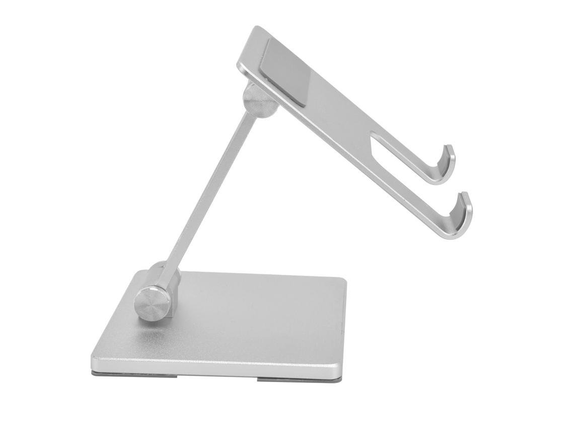 Soporte ajustable para tablet y teléfono móvil Huawei plateado para mesa