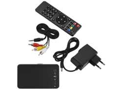 Reprodutor De Multimídia Hd 1080p Com Interface Hdmi E Controle Remoto Ir, Suporta Vídeo E Áudio