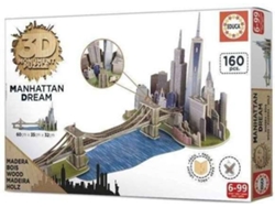 Puzzle EDUCA BORRAS 3D Monumento Manhattan Dream ( piezas)