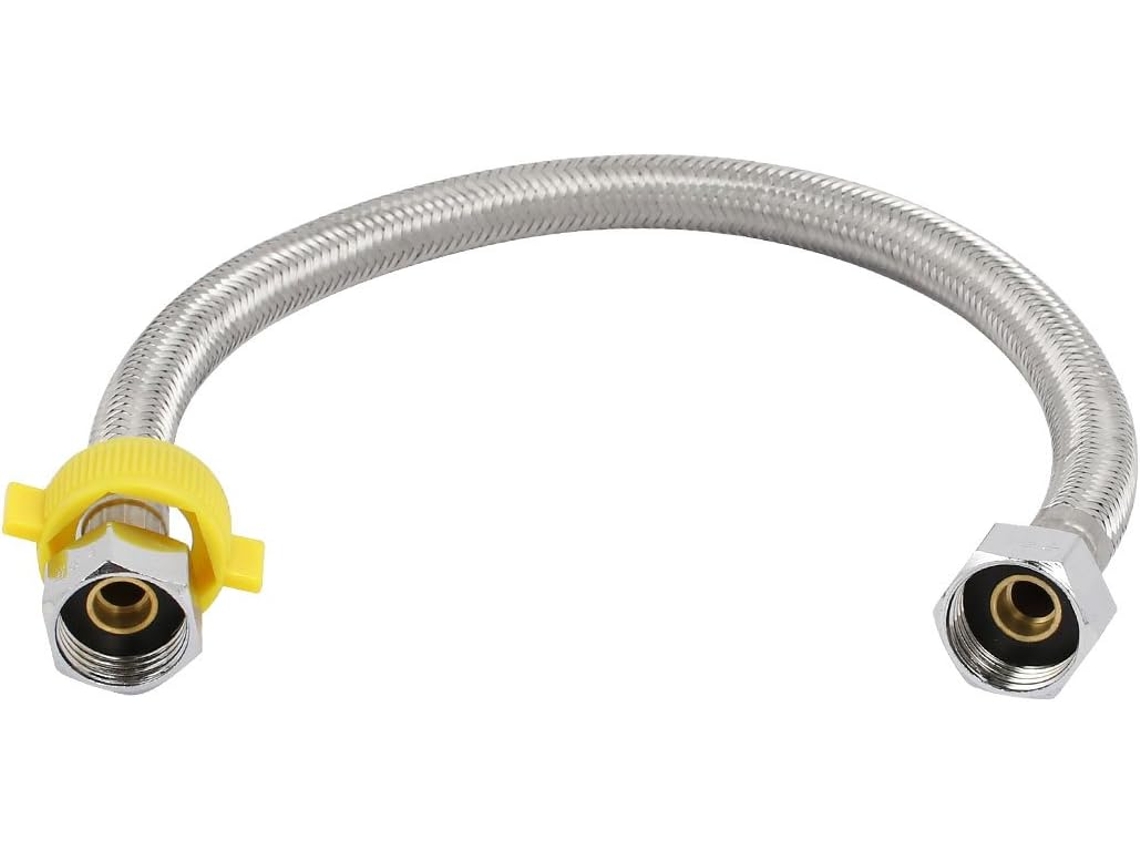Grifería de inodoro de acero inoxidable 304, rosca de 20 mm, 40 cm CHABERLU
