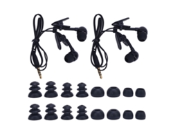 2 Auriculares Estéreo Subacuáticos Con Aislamiento De Ruido Ip68 Con Conector De 3,5 Mm Para Nadar, Surfear, Correr Y Esquiar.