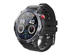 Reloj Inteligente Con Pantalla Hd De 1,32 Pulgadas, Compatible Con Monitoreo De Frecuencia Cardíaca Y Monitoreo De Oxígeno En Sangre (negro)
