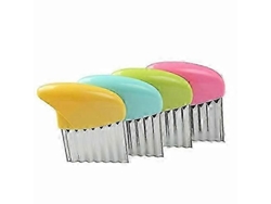 Cortador de verduras multifunción de acero inoxidable Rosewell para papas fritas y rebanadas (1 paquete)