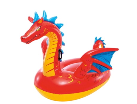 Flotador piscina dragón c/asas 198x173 cm INTEX