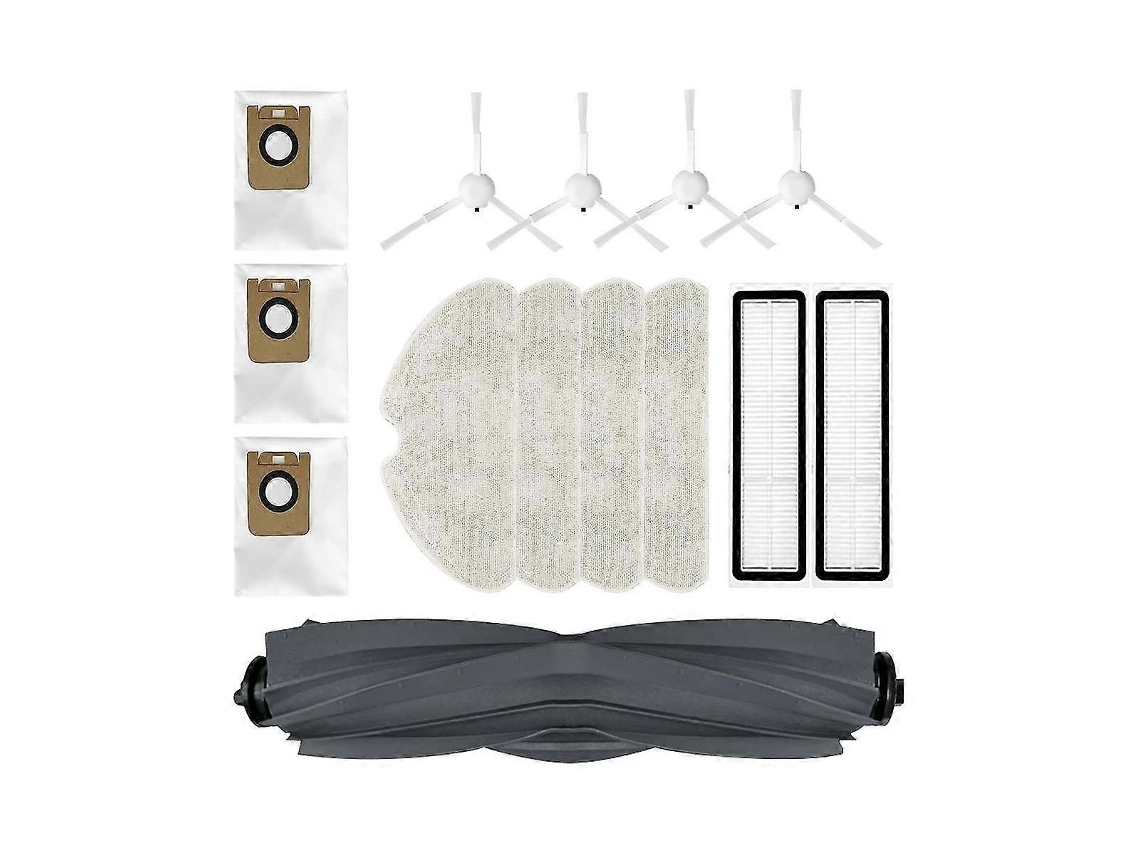 Kit de accesorios de repuesto para D10s / D10s Pro: cepillo principal, filtros, cepillos laterales, paños de limpieza, cepillo