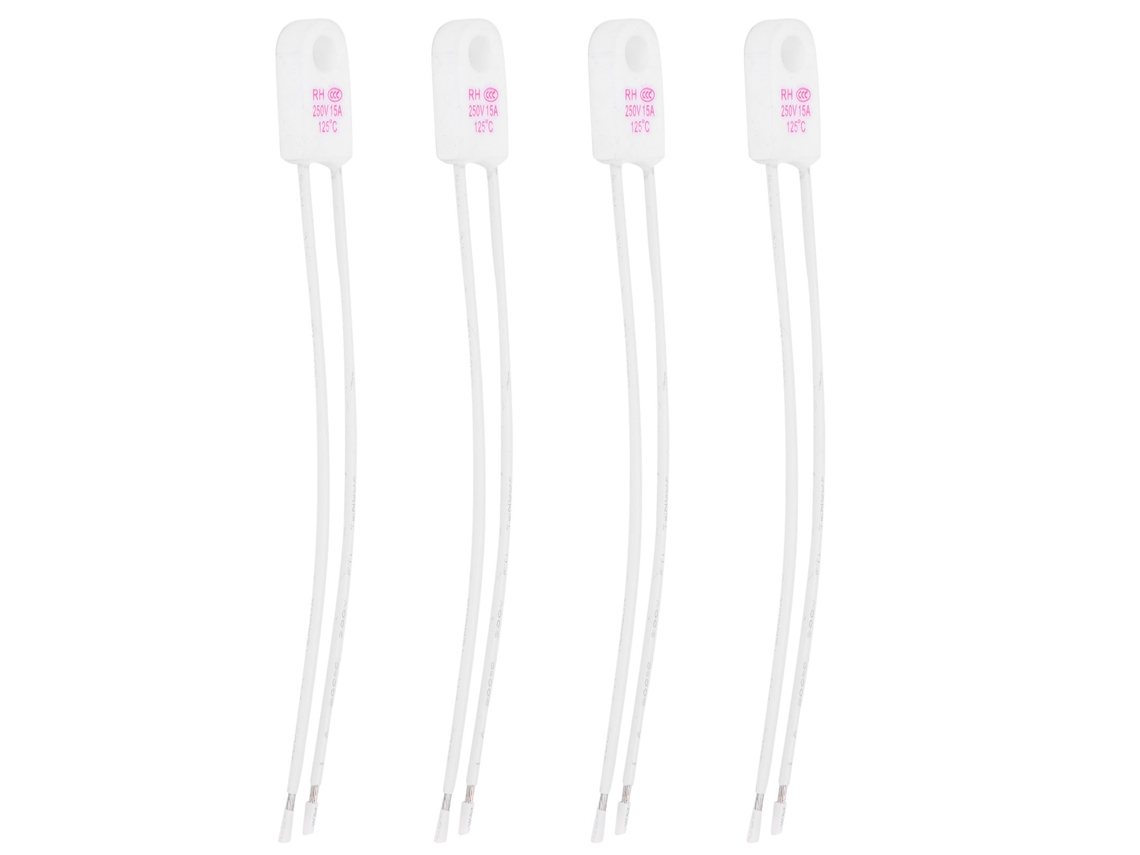 4 Fusibles Térmicos Cerámicos Cuadrados De 125 °c, Accesorios De Protección De Circuitos Eléctricos De 15 A