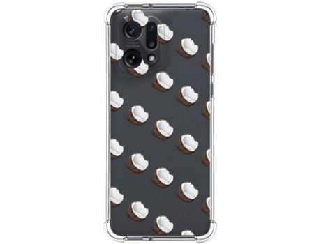 Carcasa para Oppo Find X5 5G TUMUNDOSMARTPHONE Dibujos Antigolpes Cocos Multicolor
