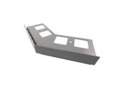 Esquina RENOPLAST de aluminio 135 para perfil de alero K35 Gris Acabado de terrazas balcones Sistemas de drenaje de agua Perfil angular