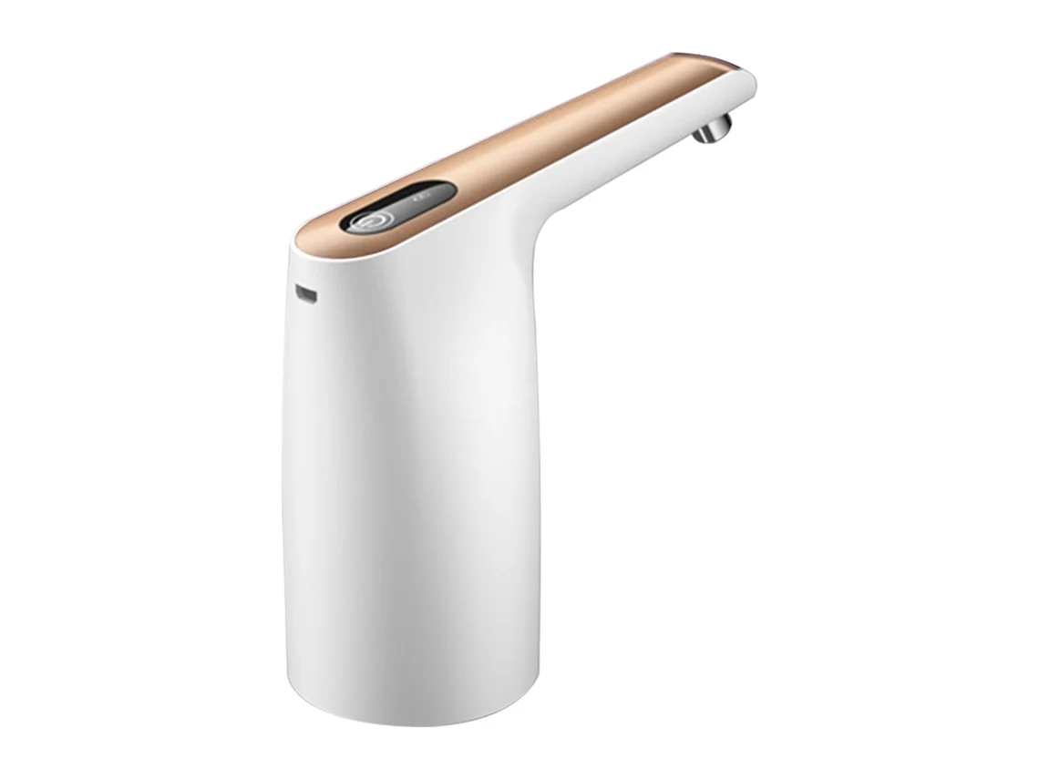 Bomba de agua eléctrica, dispensador de agua embotellada de 5 galones, carga USB, Chrui (dorado)