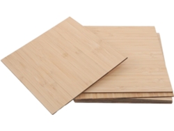 Cuadrados De Madera Natural De 15 X 15 Cm, Paquete De 10 Piezas Finas Para Manualidades.