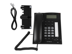 Teléfono fijo con pantalla en inglés y DTMF/FSK