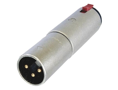 Neutrik - Conector XLR macho de 3 polos a conector estéreo con bloqueo de 1/4 VELLEMAN