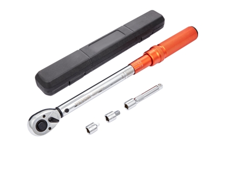 VEVOR 1/2 unit click torque wrench, bidireccional ajustable torque wrench set con adaptador de barra de extensión