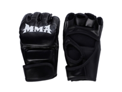 2026-guantes De Boxeo De Media Dedo Para Adultos Con Buena Amortiguación Palma Hueca Negros Mma