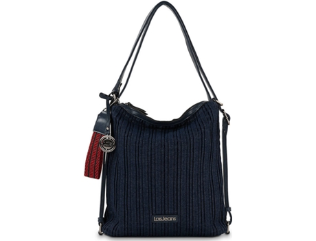 Bolsa LOIS 313271 Polipiel, Poliéster Mujer (Azul)