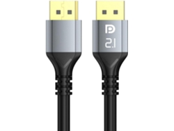 Cable De Audio Y Vídeo 2.1 Dp 16k Ultra Hd Para Portátil, Televisor Y Proyector.