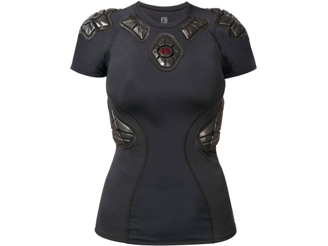 Camiseta para Mujer G-FORM Pro-X Negro para Fitness (L)
