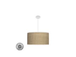 Colgante Moda 3xe27 Blanco/cañizo Claro Regx50x50cm C/difusor
