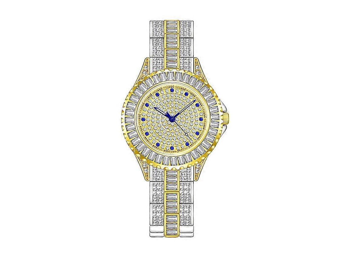 Reloj para mujer Bs Bee Sister Fa1686 con incrustaciones de diamantes y cadena Hengrongshen