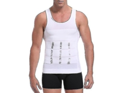 2026-camisa De Compresión Para Ginecomastia Hombre Entrenador De Cintura Control Abdominal Postura Deporte Adelgazamiento
