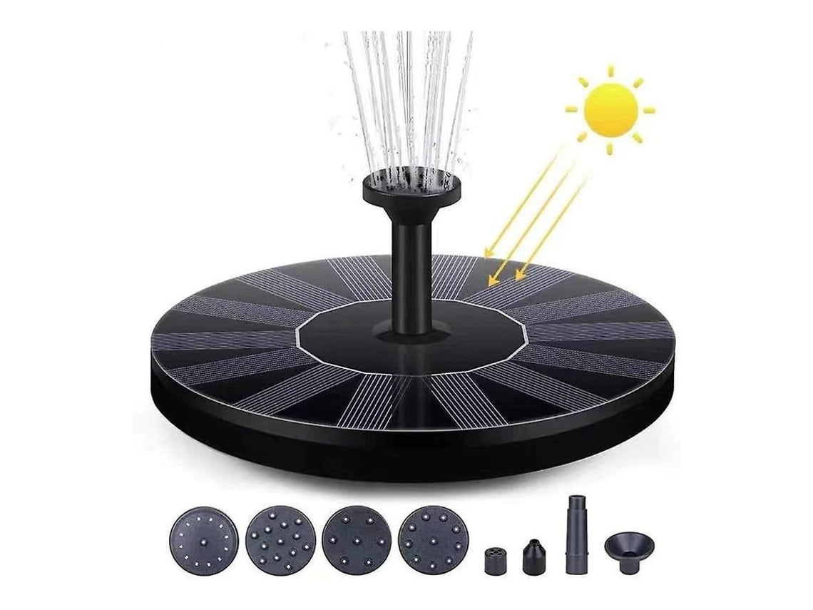 MEOIRUERY Fuente Solar Flotante para Jardín Piscina Fuente de Agua Exterior Bañera para Aves Fountains para Terraza