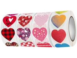 Besportble Pegatinas De Corazones Para El Día San Valentín Alipis Y Recortes Bolsas Dulces Regalo