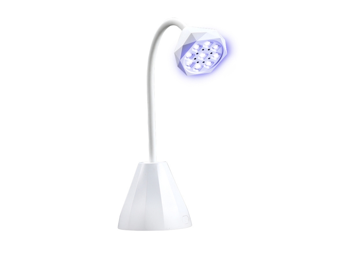 Rebe-lámpara Uv Para Uñas Mini Con Manguera Ajustable Secador Rápido De Adhesivo Para Extensión De Uñas Y Tratamiento De Luz Hogar
