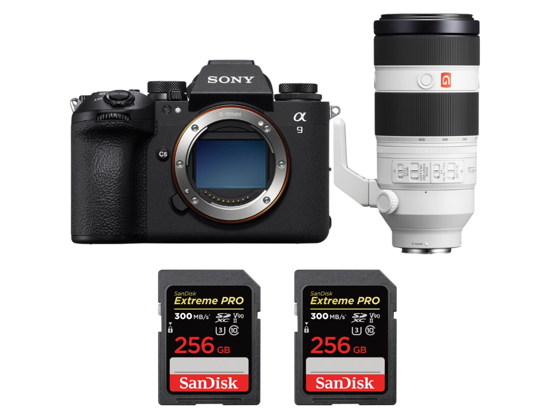 Sony A9 Iii + Fe 100-400mm F/4.5-5.6 Gm Oss + 2 Sandisk 256gb Uhs-ii 300mb/s + Ebook “20 Consejos Para Fotos Que Impactan”
