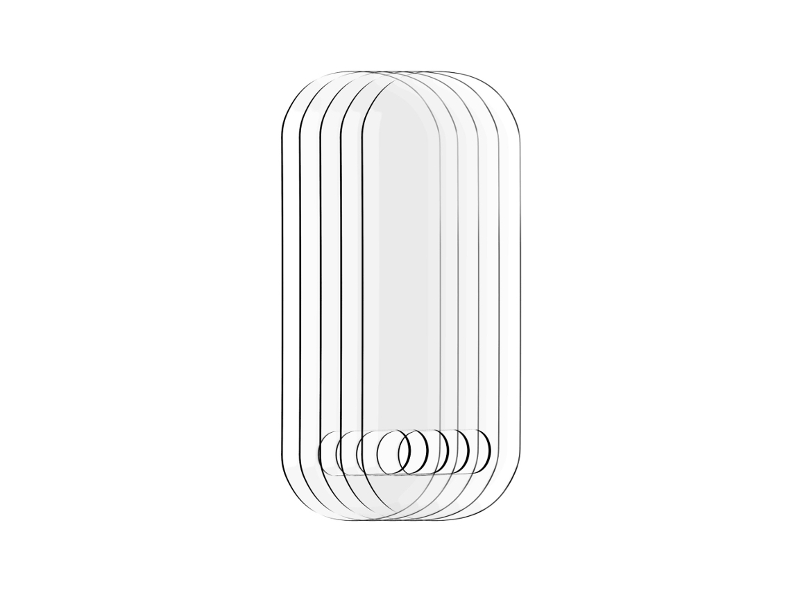 Protector De Pantalla Compatible Con El Monitor De Actividad Física Garmin Smart5: Claridad Hd Y Protección Resistente A Los Arañazos.