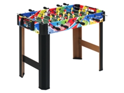 Futbolín Madera Acero Plástico Multicolor Mesa Juego