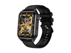Reloj inteligente Ochstin 5hk28 con pantalla cuadrada de 1,78 pulgadas y correa de silicona Ly Ebike (negro)
