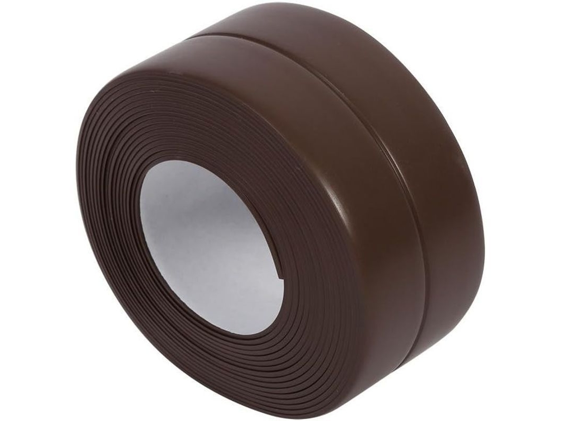 Cinta De Sellado Autoadhesiva Para Bañera, Pared, Fregadero, Lavabo, Cocina, 38 Mm X 3,2 M - Marrón