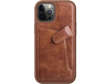 Carcasa iPhone 12 Mini NILLKIN Genuine Marrón