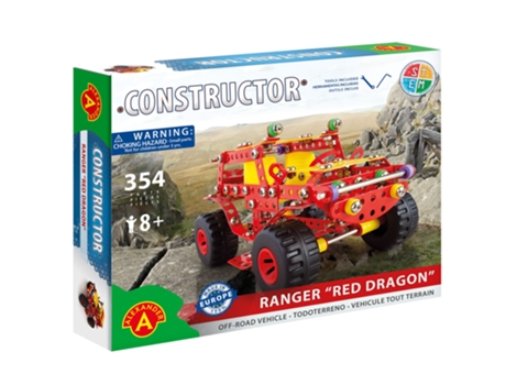Puzzle ALEXANDER TOYS (Plástico - Rojo - 30,5 x 24,2 x 5,3 cm)
