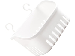 Cesta de ducha multifuncional para colgar en el baño, con sistema de drenaje, material duradero Gokoco