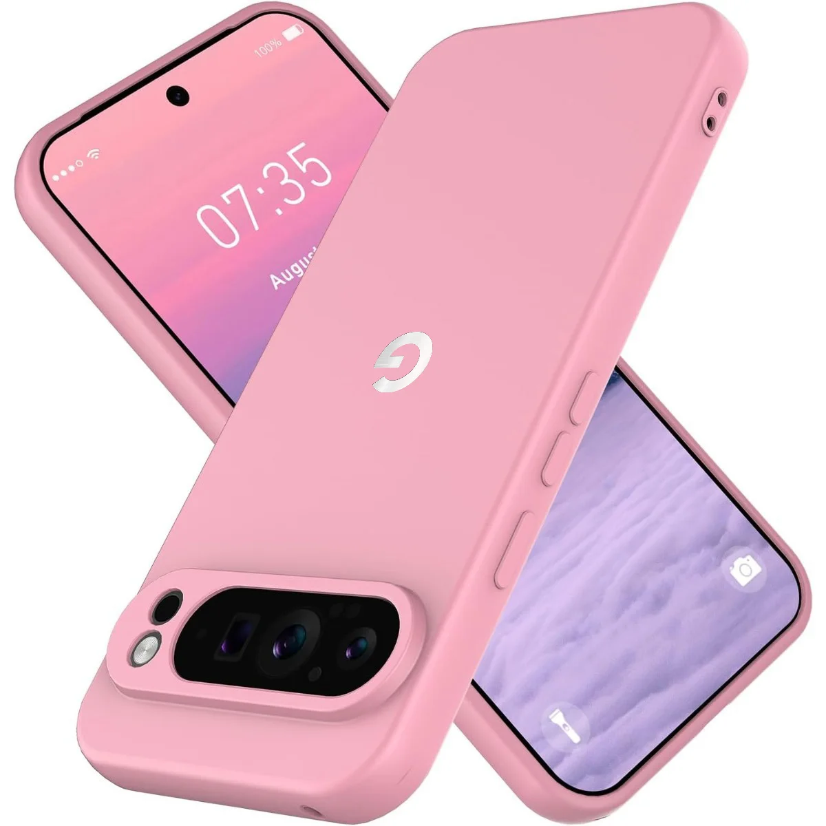 (rosa, Pixel 9a) Funda Para Teléfono De Silicona Suave De Alta Calidad, Agradable Para La Piel, A Prueba De Caídas Y Golpes.