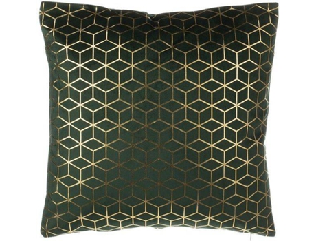 Conjunto de 2 Almohadas Decorativas BELIANI Celosia (Verde - Terciopelo