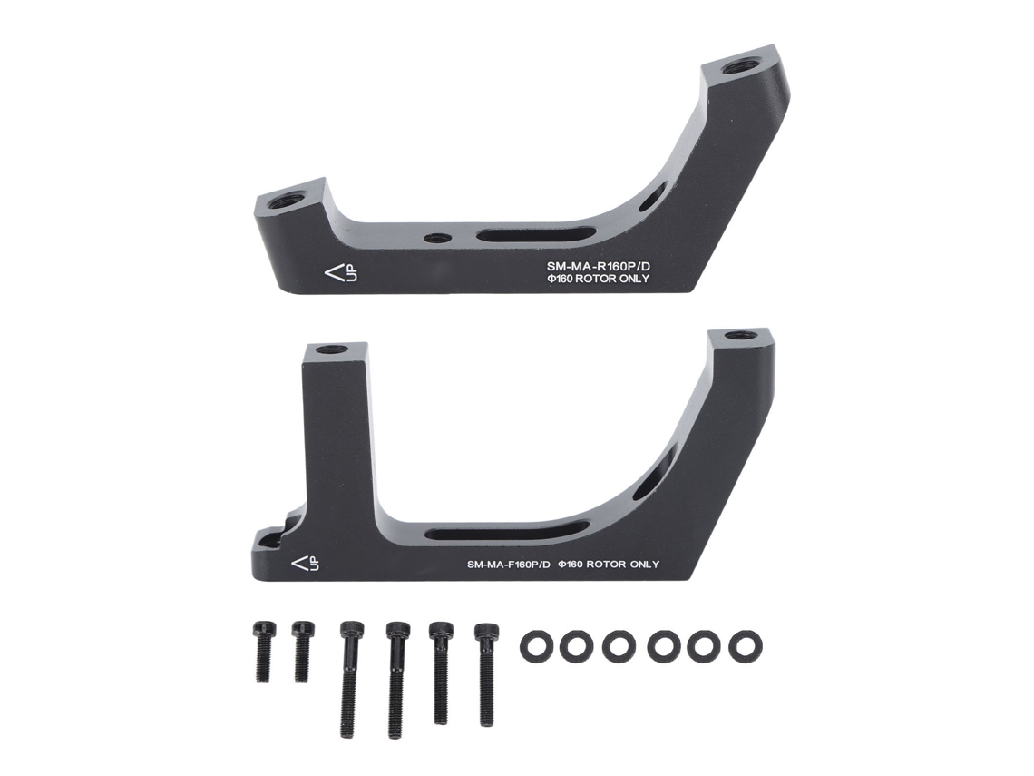 Juego De Adaptadores Para Freno De Disco De Bicicleta, Aluminio Y Acero, Montaje En Columna, 160 Mm