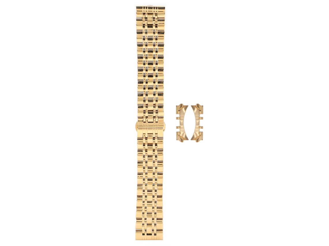Correa De Repuesto De Acero Inoxidable Ajustable De 22 Mm Para Reloj, Estilo Elegante.