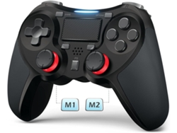 Controlador Ps4 Controladores de Gamepad inalámbricos compatibles con altavoz incorporado Pro/Slim auriculares estéreo Jack Pad multitáctil YIZHOOD