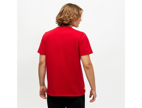 Camiseta de Hombre TIMBERLAND Corta Kennebec Linear Algodón Rojo (S)