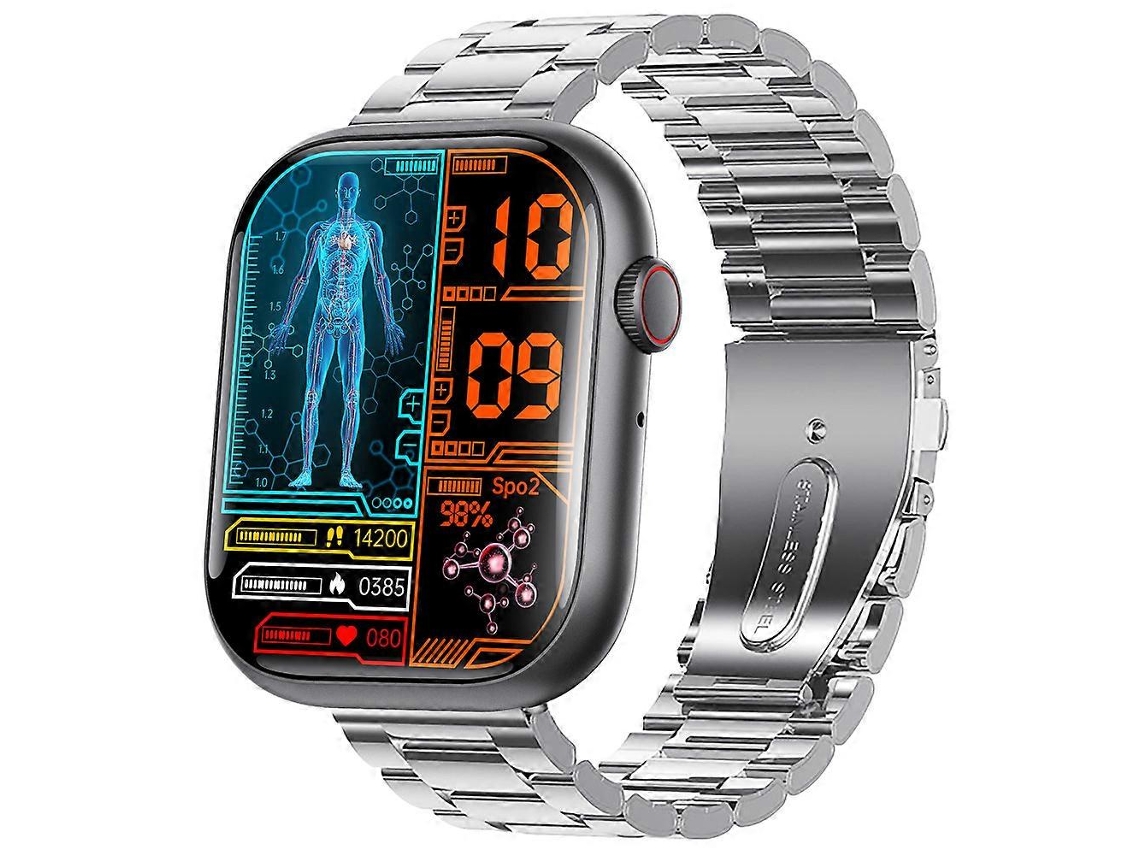 Reloj inteligente F58 con monitorización de frecuencia cardíaca, sueño y ejercicio, Bluetooth, llamadas, glucosa en sangre y ácido úrico. Ly Ebike