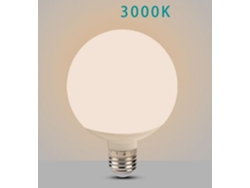 Bombilla LED E27 de bajo consumo, de uso universal para la iluminación del salón. Mdug (blanco cálido G95 20 W).