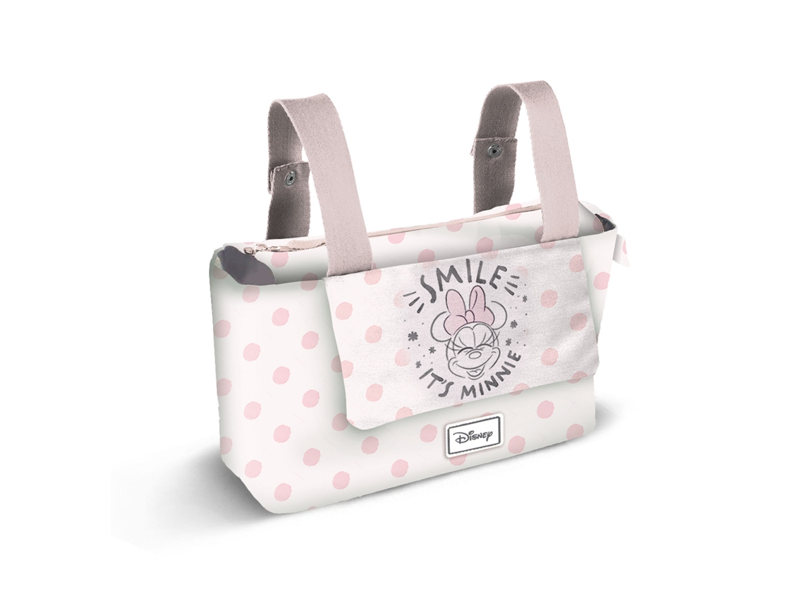Disney Minnie Mouse Dear Bolso Organizador Carro Bebé Hamper Mommy, Salmón KARACTERMANIA
