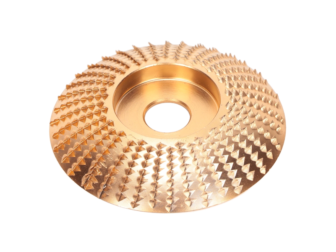 Disco Abrasivo Para Trabajar La Madera, Acero De Alto Carbono, Resistente Al Desgaste, Fácil Limpieza, Acabado Dorado, 85 Mm