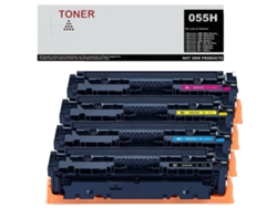 055H pack 4 toner compatible con Canon 3020C002 3019C002 3018C002 3017C002 GENÉRICO