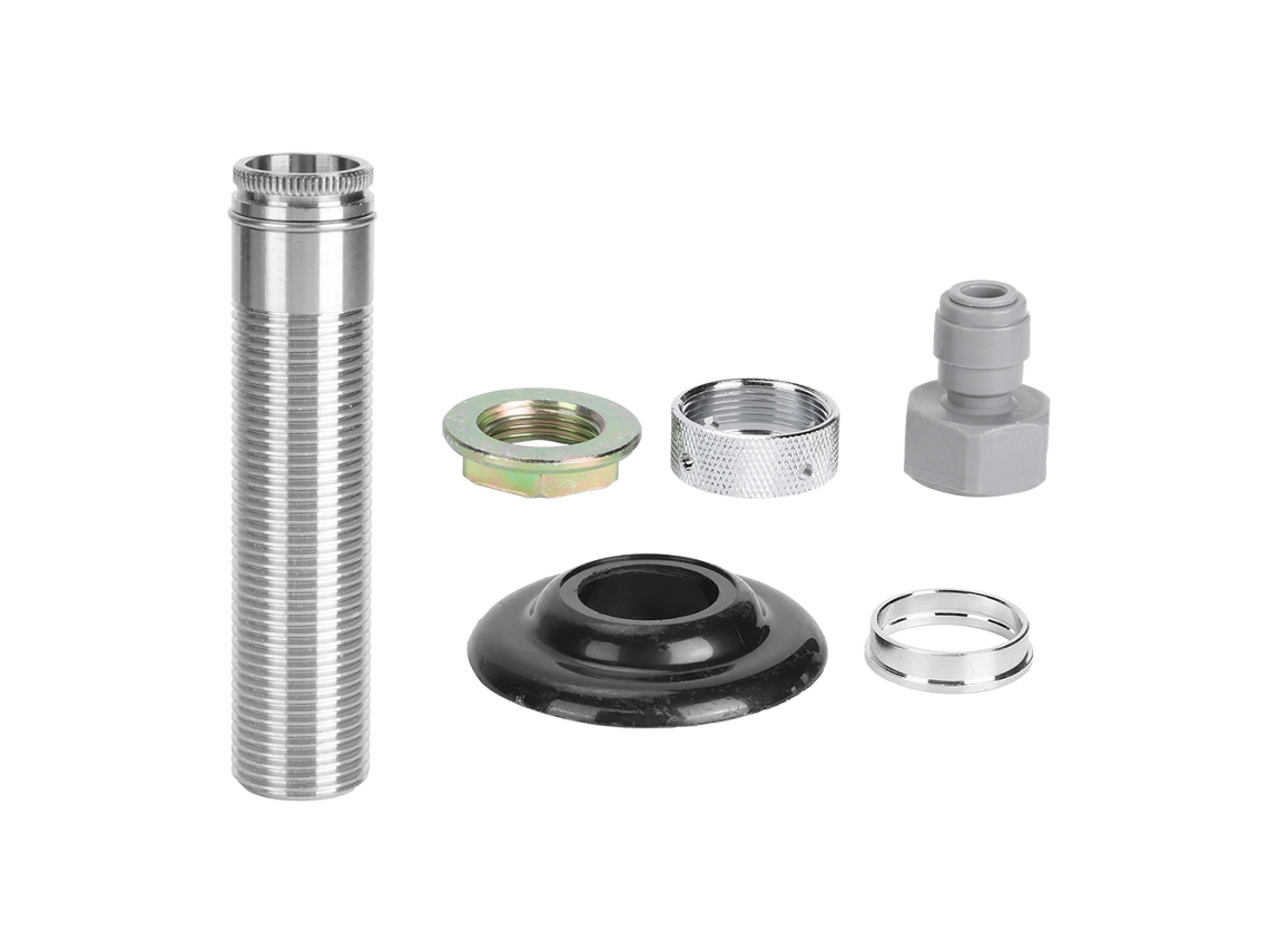 Tubo Roscado De Acero Inoxidable Con Conector Rápido Para Grifo De Barril De Cerveza.