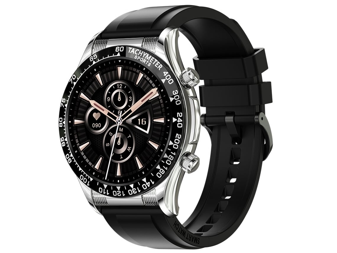 Smartwatch E18 Pro Rastreador De Fitness Nfc Impermeable Llamadas Bluetooth Negro Yuysan